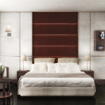 Luxury Goods, Interior, Design | Guestroom at Marie Plaza Hotel in Amman, Kingdom of Jordan with Archs. G. Longo & A. Palmarini.